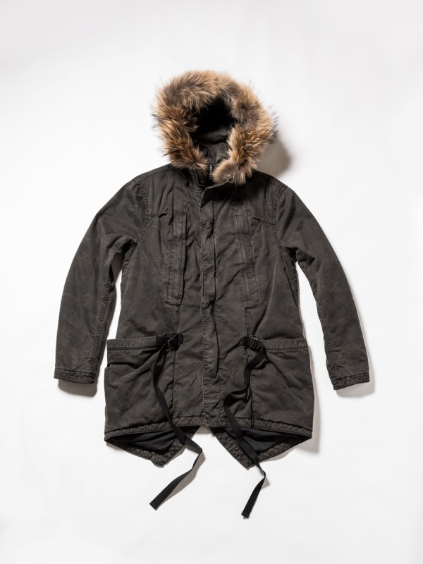 ザ ヴィリディアン×リップヴァンウィンクル - ファー付きモッズコート