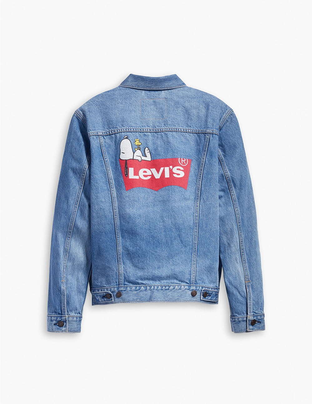 リーバイスxピーナッツ第2弾、スヌーピーを描いた501やデニム