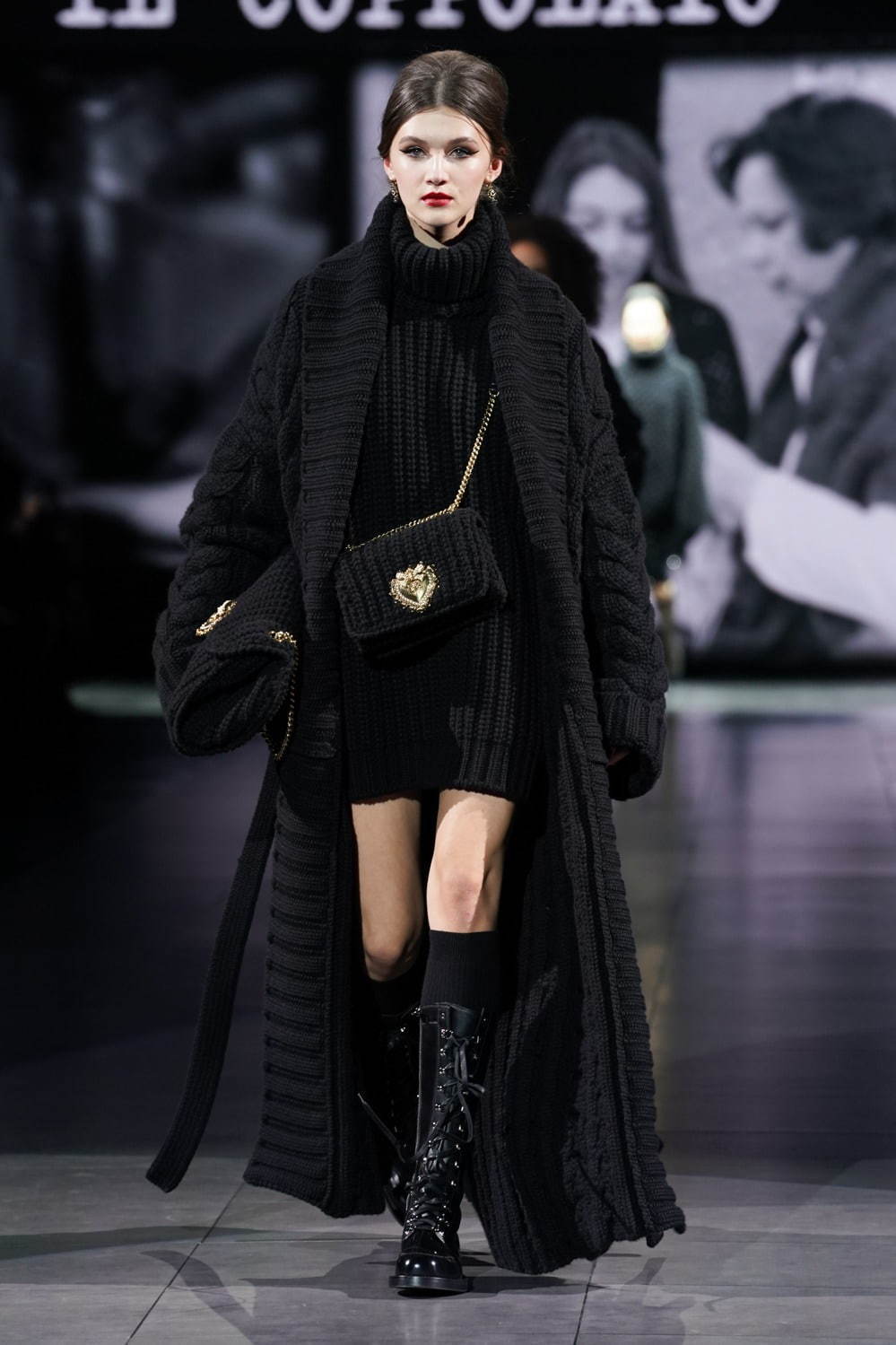 Dolce＆Gabbanaドルチェ＆ガッバーナ黒シースルーブラウス ジャケット