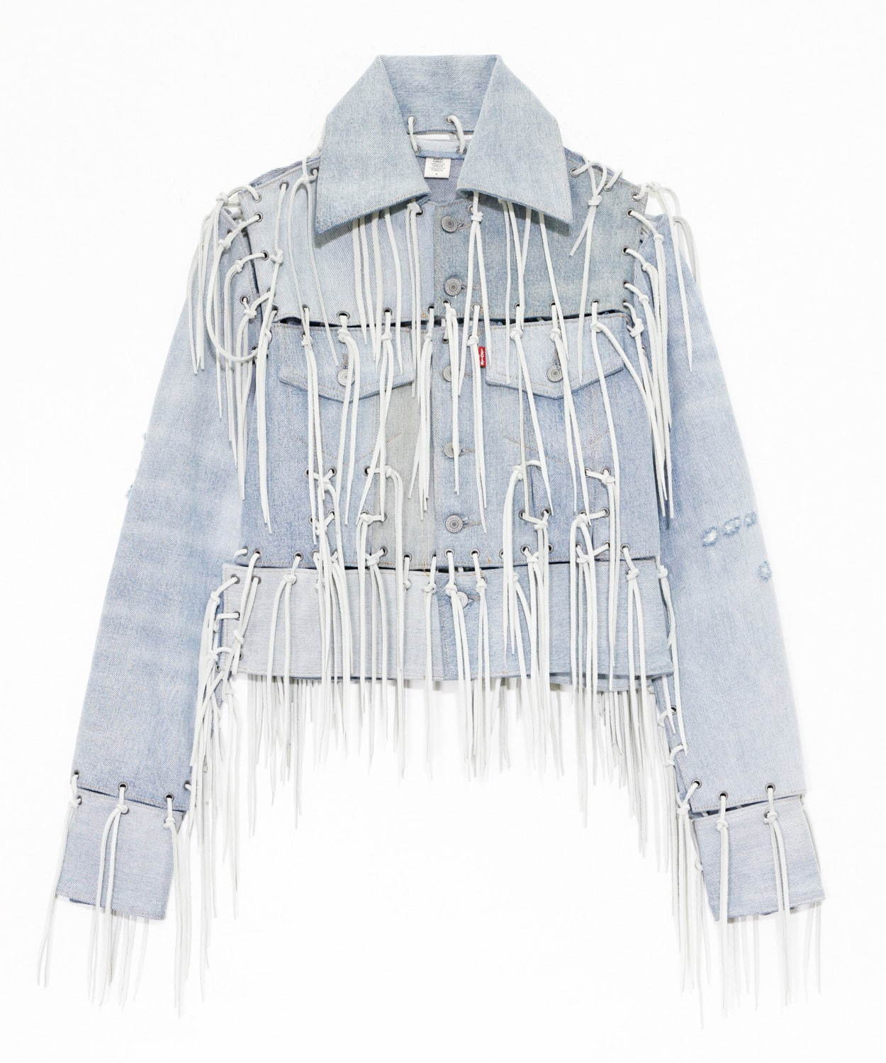 リーバイス×ファセッタズム、アシンメトリー＆捻りディテールの