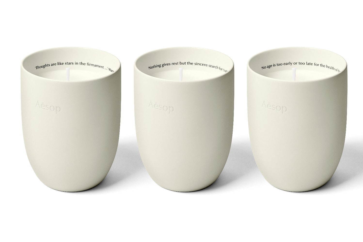 イソップ初のアロマキャンドル、星のように輝く灯り＆“古代天文学者