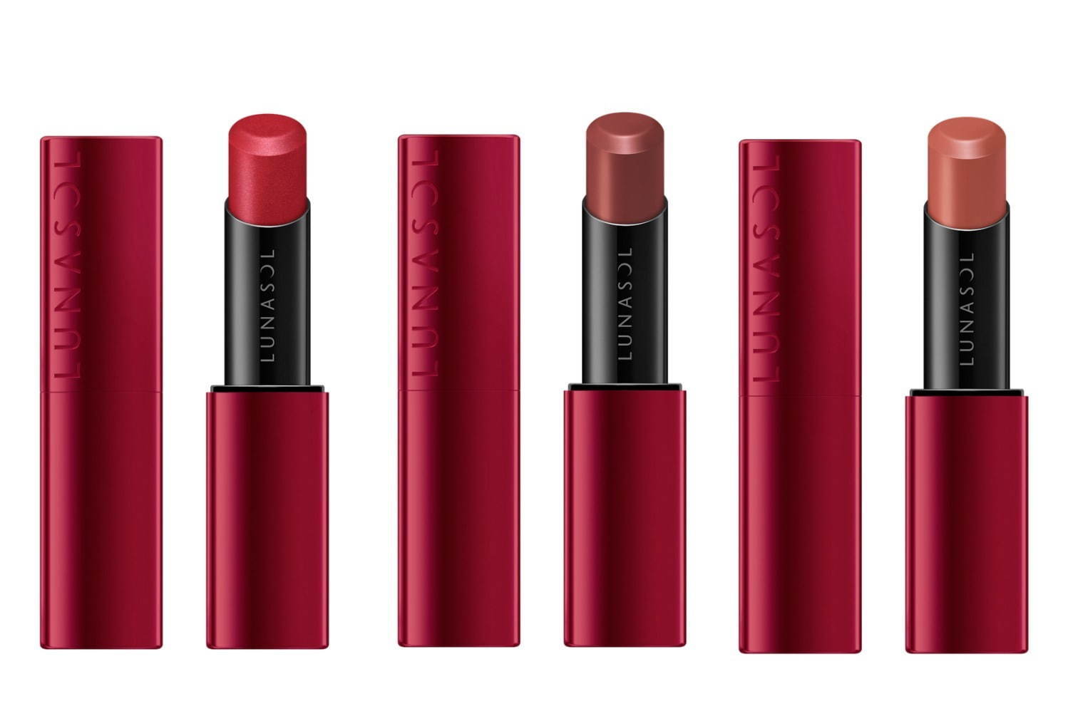 ルナソル“生っぽ”仕上がりリップ「 プランプメロウリップス」にレッド