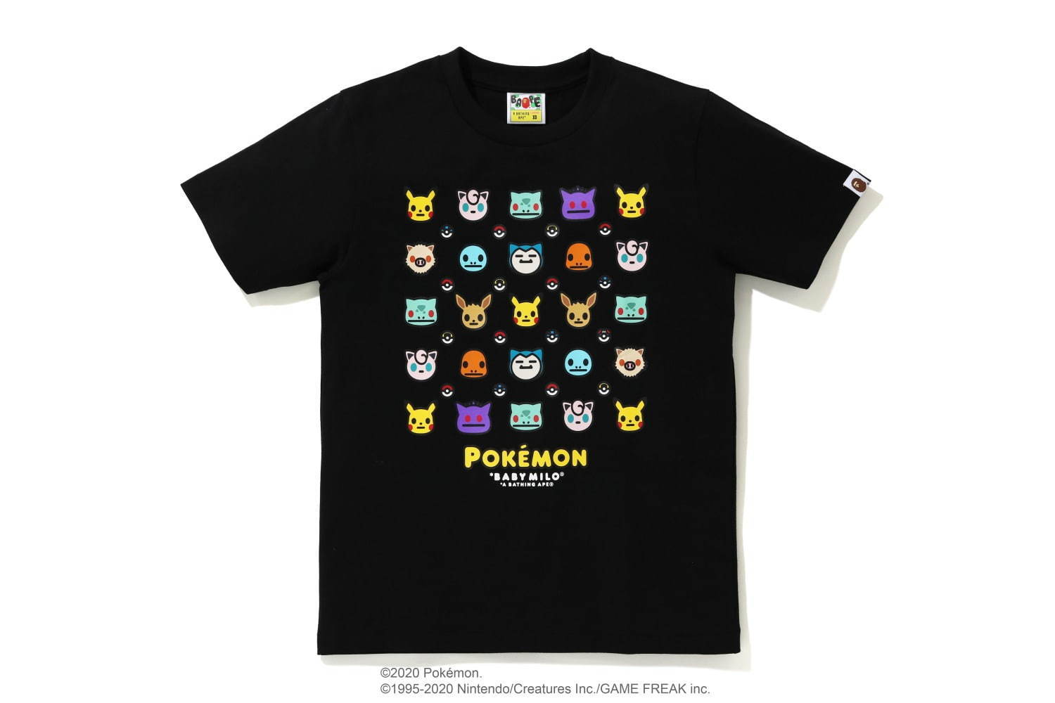 ポケモン×ア ベイシング エイプ、ベイビーマイロ風ポケモンTシャツや