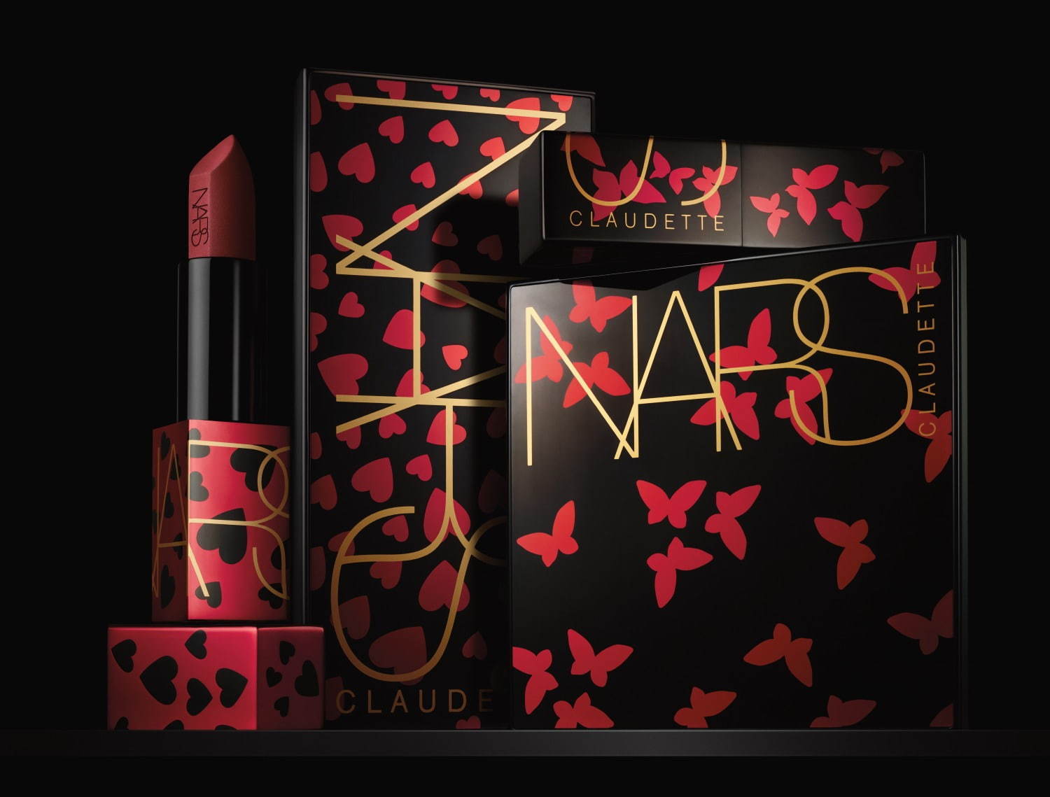 NARS“ハート＆星”を散りばめた限定リップ＆アイシャドウ、母