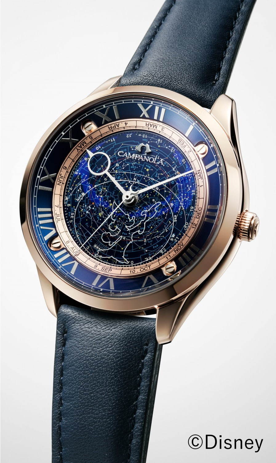 ディズニー「ファンタジア」モチーフの腕時計がカンパノラから、“満点