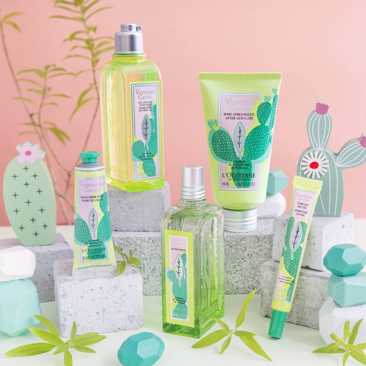 ロクシタン 21年夏限定ボディケア＆フレグランス「アクアカクタス