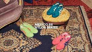 オニツカタイガーから“蛍光”スニーカー「メキシコ66」ライムグリーン