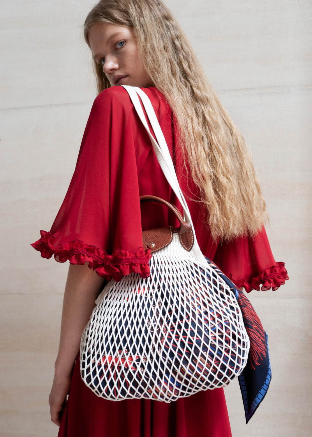 ロンシャンのアイコンバッグ「ル プリアージュ」が“ネットバッグ”に