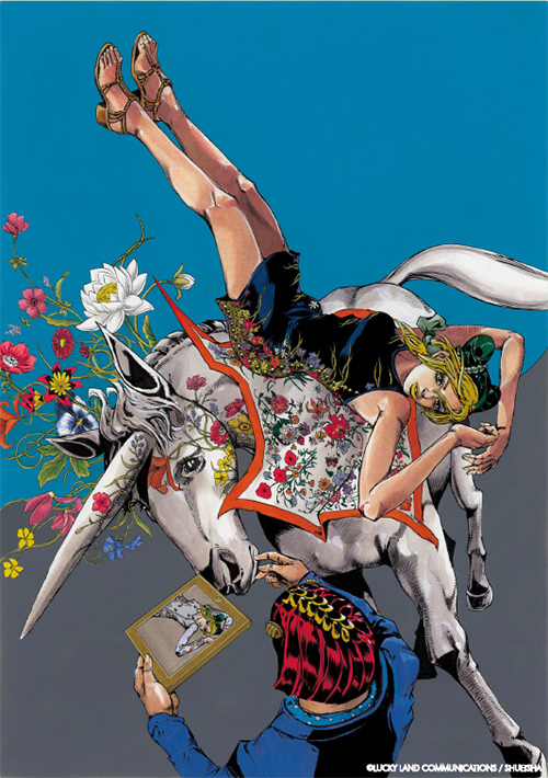 GUCCI×ジョジョ 荒木飛呂彦の原画展がイタリア初上陸 - フィレンツェに