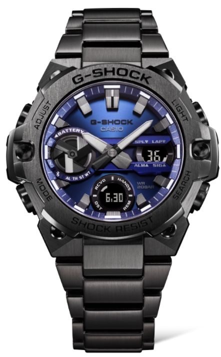 G-SHOCKから12.9mmの薄型ウオッチ、メタル感溢れるフェイスデザイン