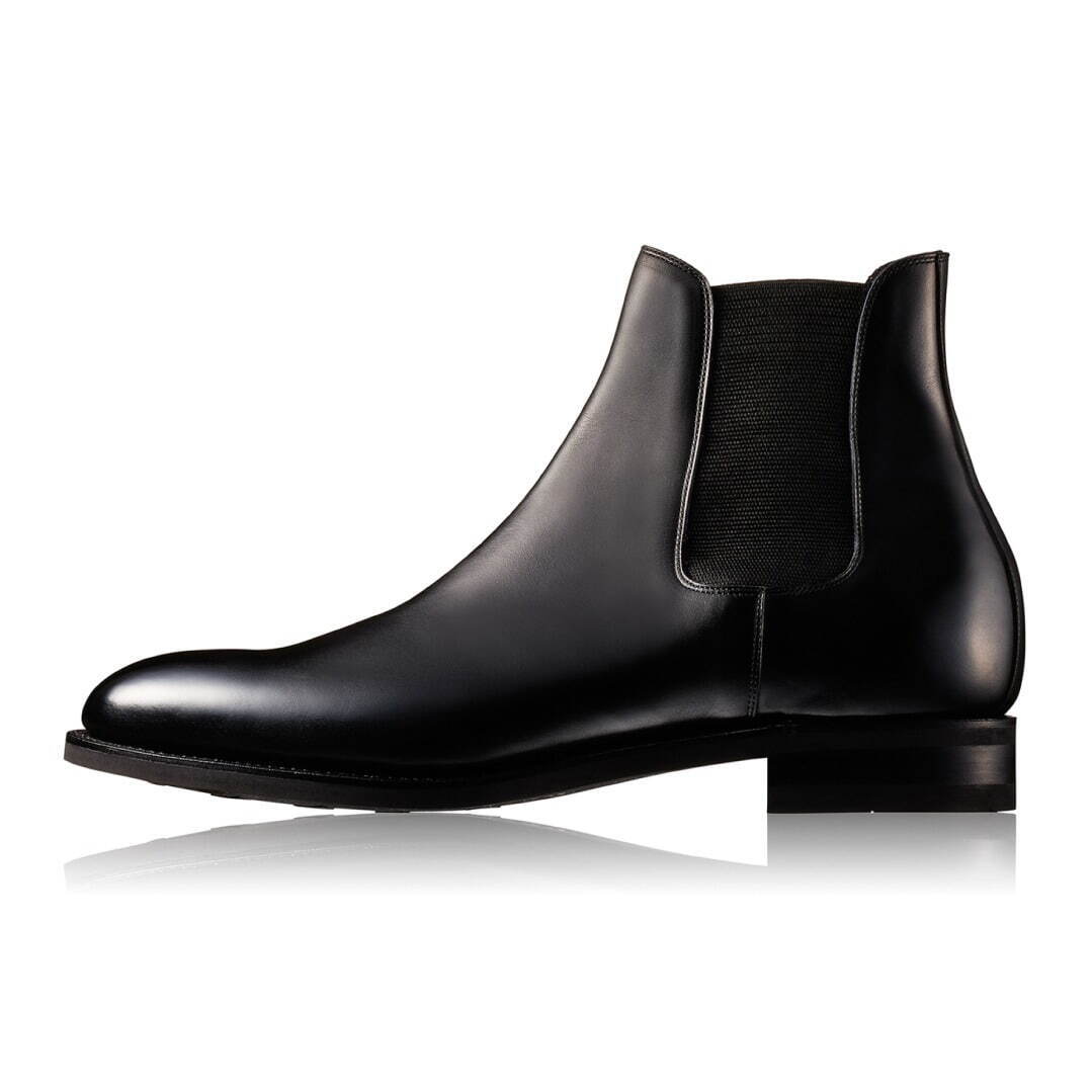 三陽山長の防水サイドゴアブーツ「防水 誠十郎」PVC素材の“雨の日に