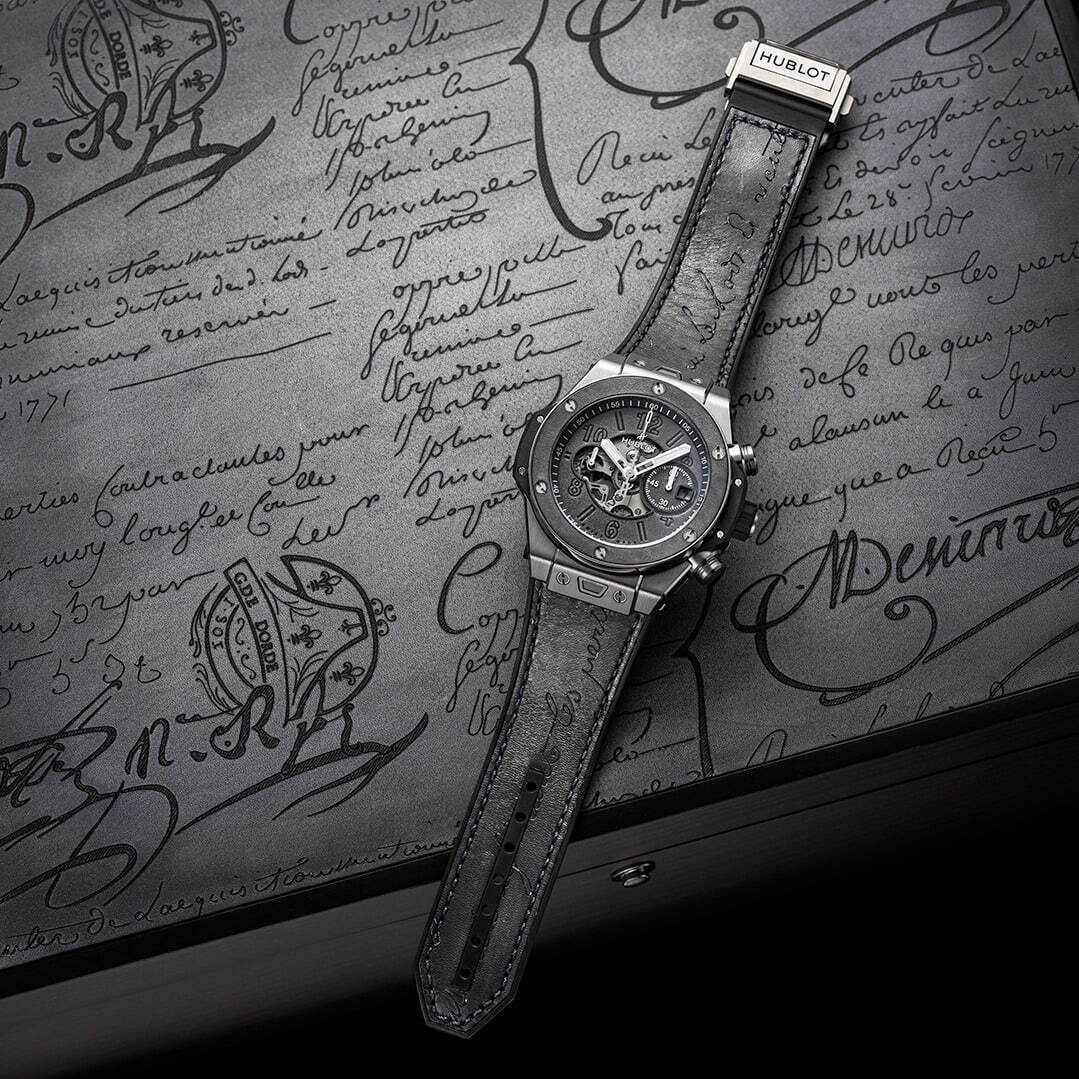 ウブロ「ビッグ・バン ウニコ」ベルルッティとのコラボ腕時計