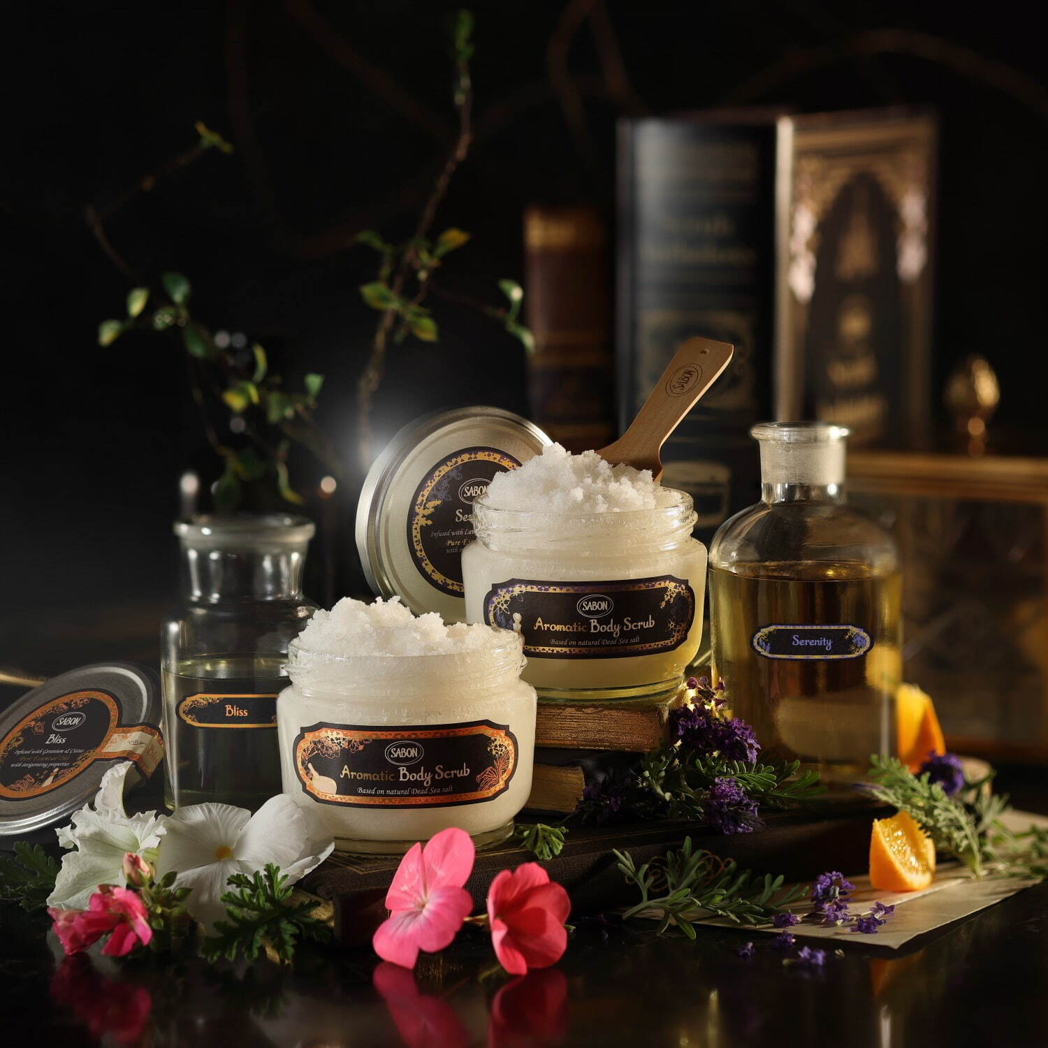 SABON「アロマティック ボディスクラブ」地中海エッセンシャルオイル