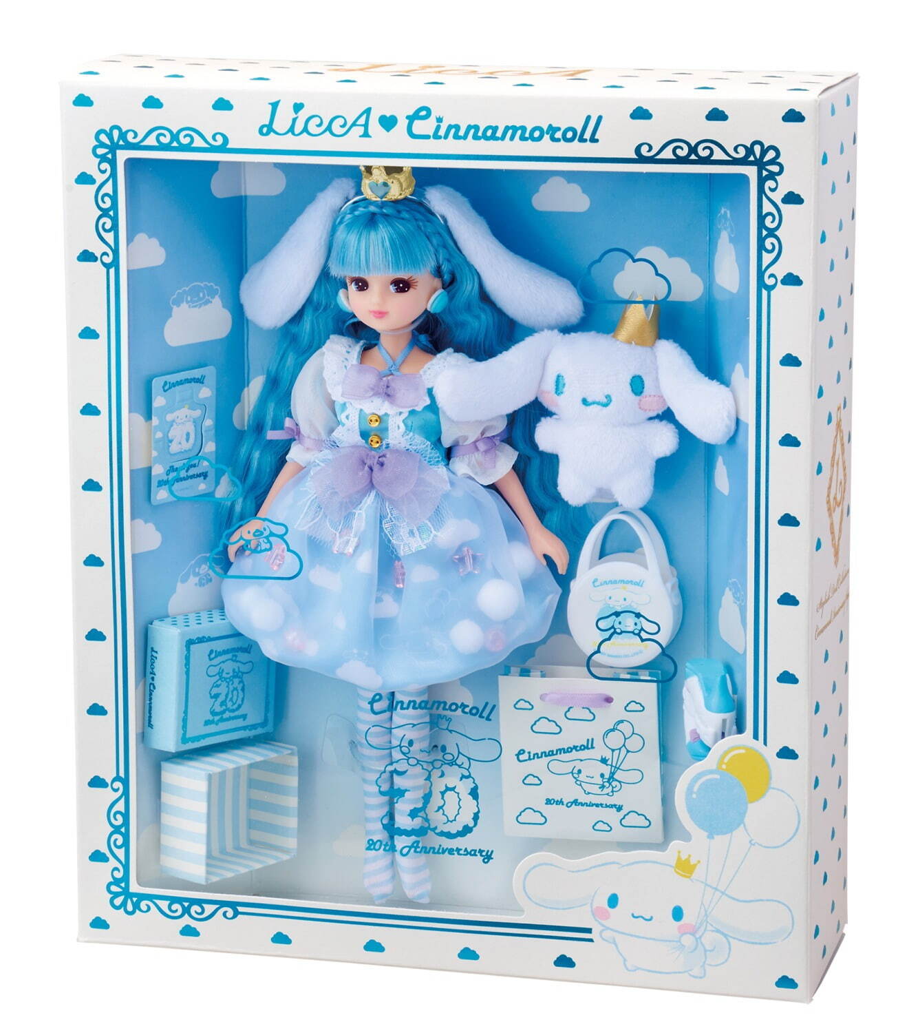写真12/16｜サンリオのシナモロール×「リカちゃん」のコラボドール