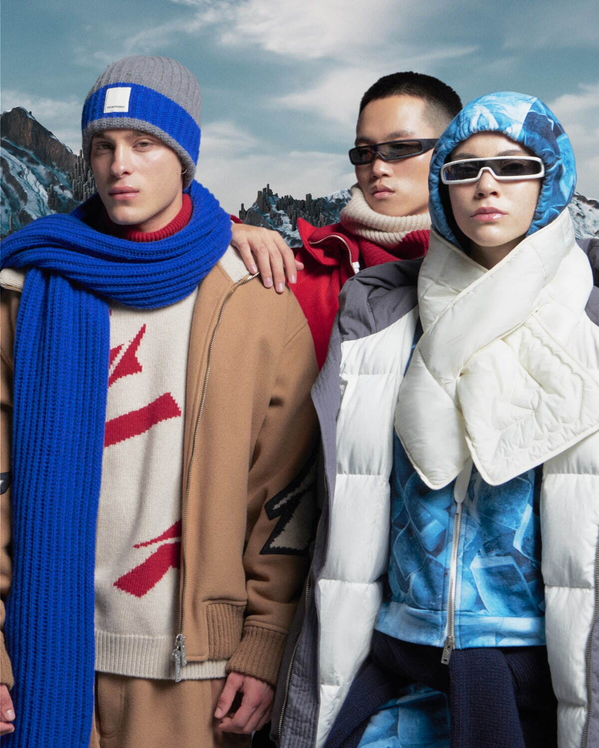 エンポリオ アルマーニ”北極圏の自然美”着想の新作ウェア、氷河