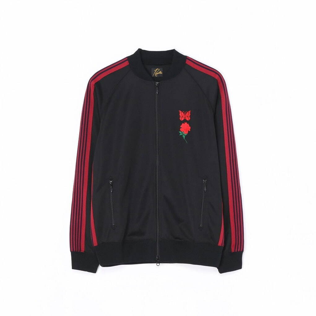 ワイルドサイド ヨウジヤマモト×ニードルズのトラックジャケット、“蝶