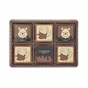 ゴディバ“チョコ色”ミッキーマウス＆くまのプーさんバレンタインチョコ