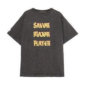 ワイルドサイド ヨウジヤマモト“立体文字グラフィック”の半袖Tシャツ