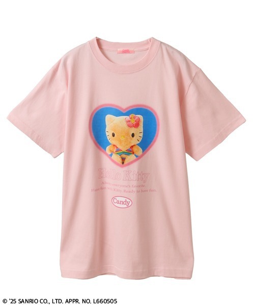キャンディ ストリッパー“日焼けハローキティ”のコラボTシャツ、ギャル