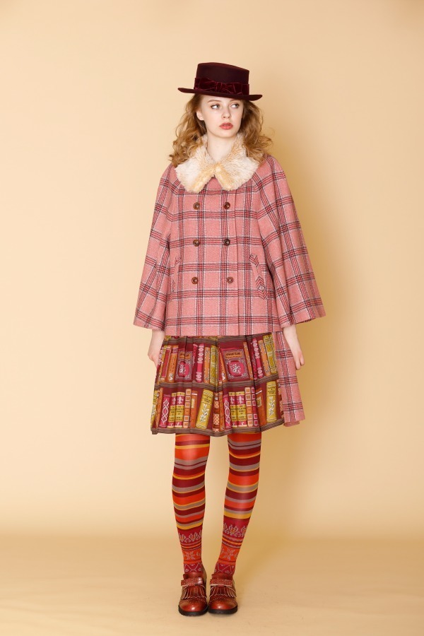 ジェーンマープル、ピンクやアイボリーの「ビッググレンチェック