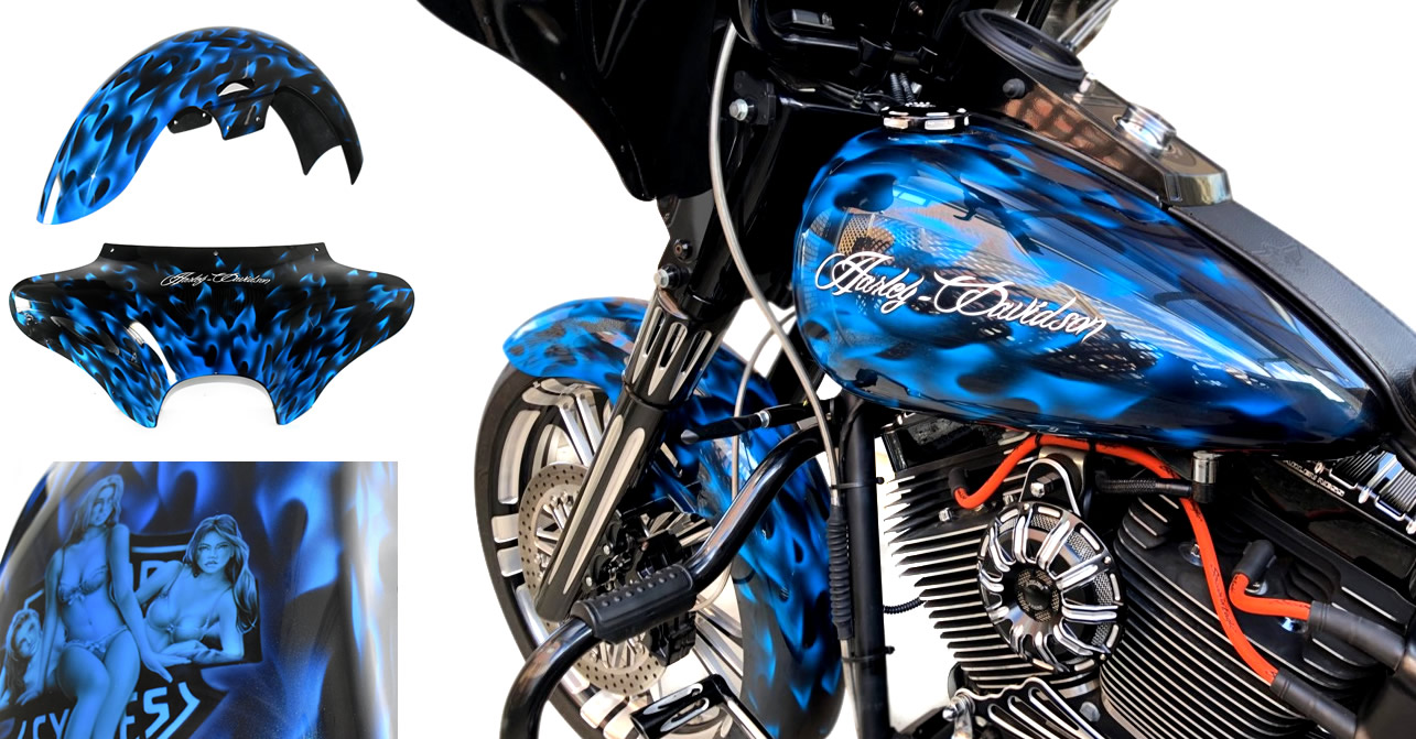 エアーブラシ カスタムペイント専門店 SHIBAART リアルフレイムス(REAL