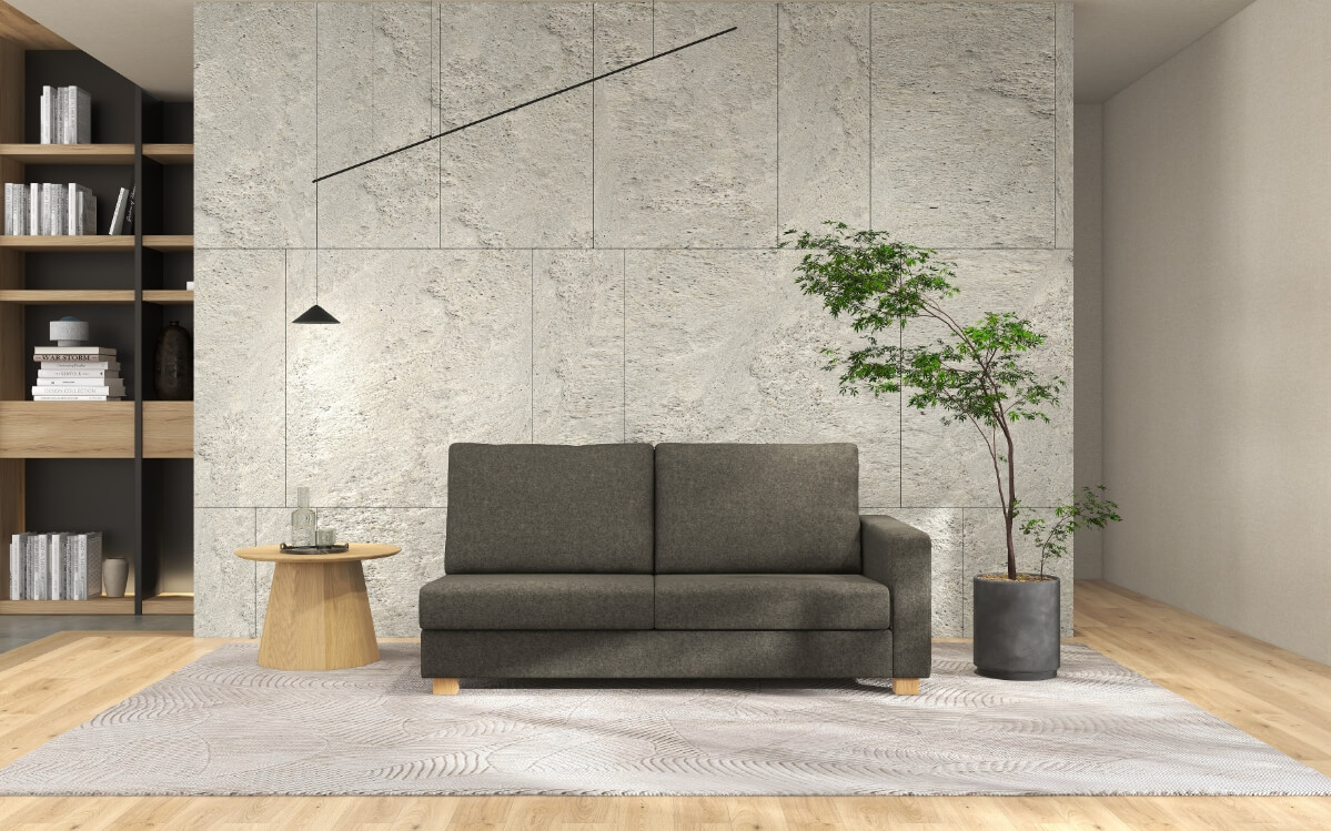 ハイバックで柔らかい座り心地のカバーリング対応ソファ - SARAH