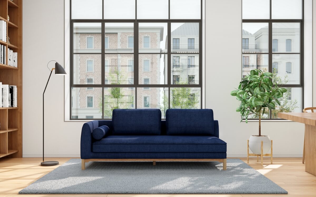 贅沢なボリューム感のあるロータイプソファ - VESEL ベセル | ソファ