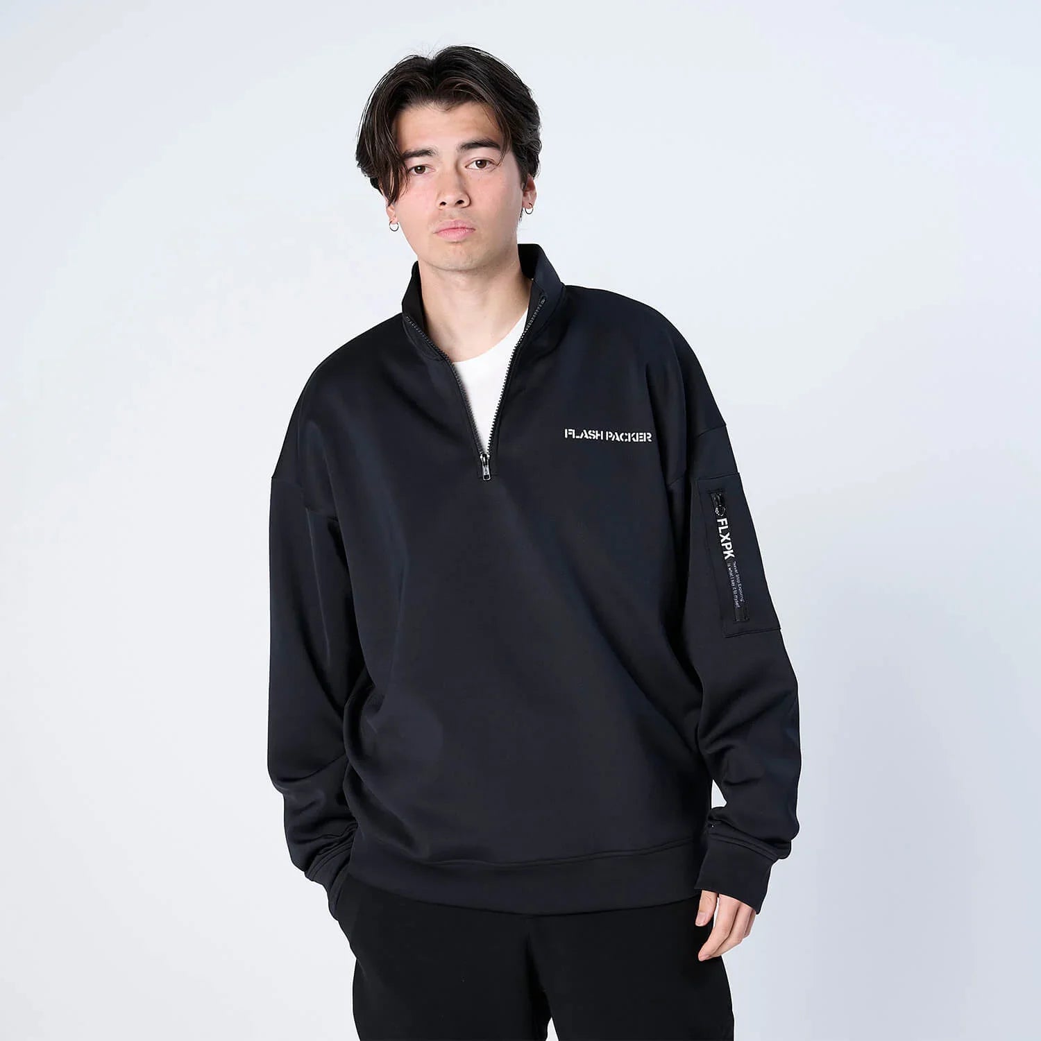 XP-AIR HALFZIP（エアテンション® ダンボールニット ジップパーカー