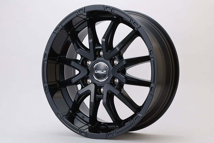 ハイエース専用デザインのアルミホイール『Delf 06』17インチと18