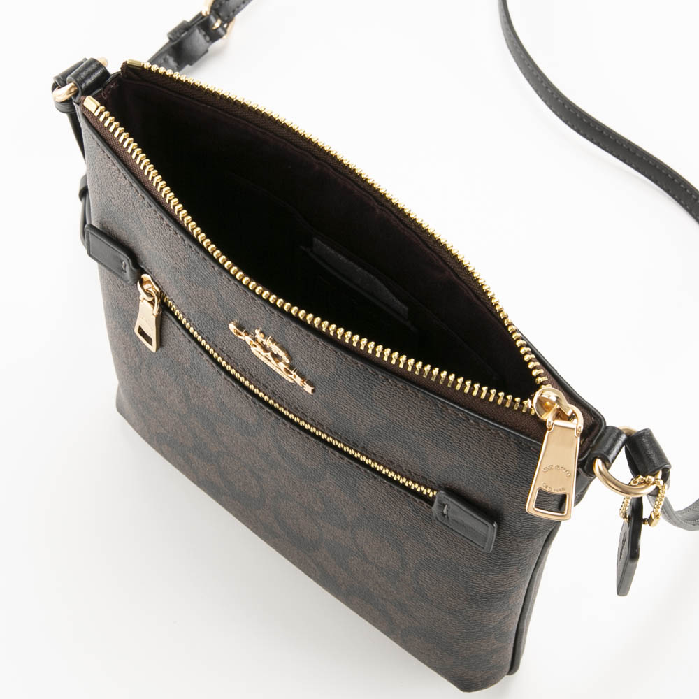 コーチ COACH ショルダーバッグ シグネチャー ミニ ローワン ファイル