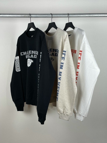 CHALLENGER / BRIGADE SWEAT -White-