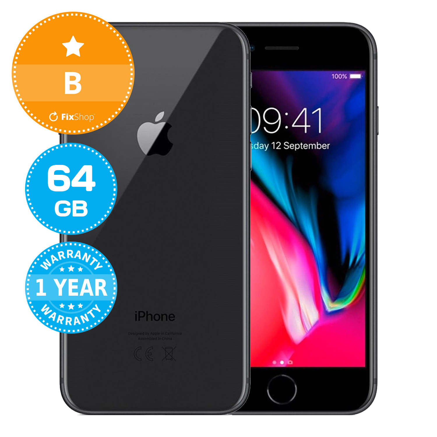 iPhone 8 スペースグレイ 64 GB SIMフリー 4台 iPhone8 64GB SIMフリー