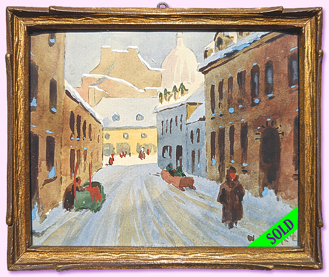 W. M. Mitchell, St. Amable Street Montreal