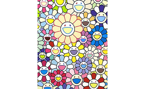 お花畑』村上隆 | 絵画・アート販売 ギャラリー「ファインアーティスト