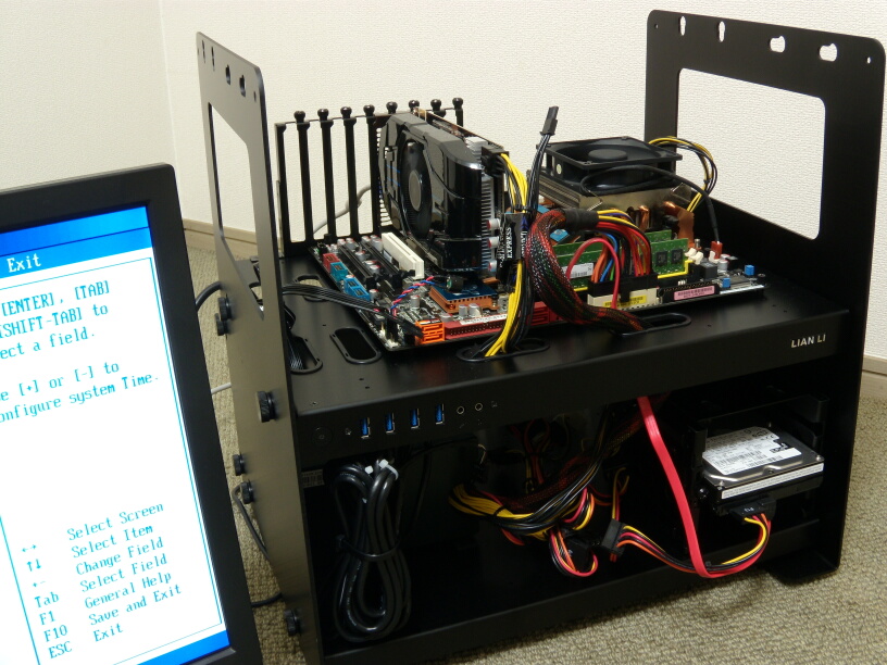 テストベンチ台 LIAN LI PC-T80X｜PCで遊んだ日々の備忘録