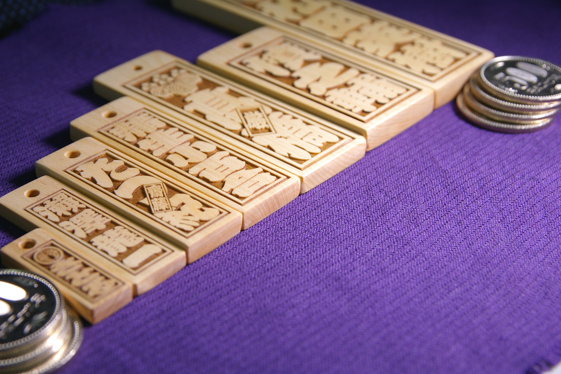 本黄楊木札 (つげ：柘植) 御蔵島産 本黄楊：木札 銘木専門店