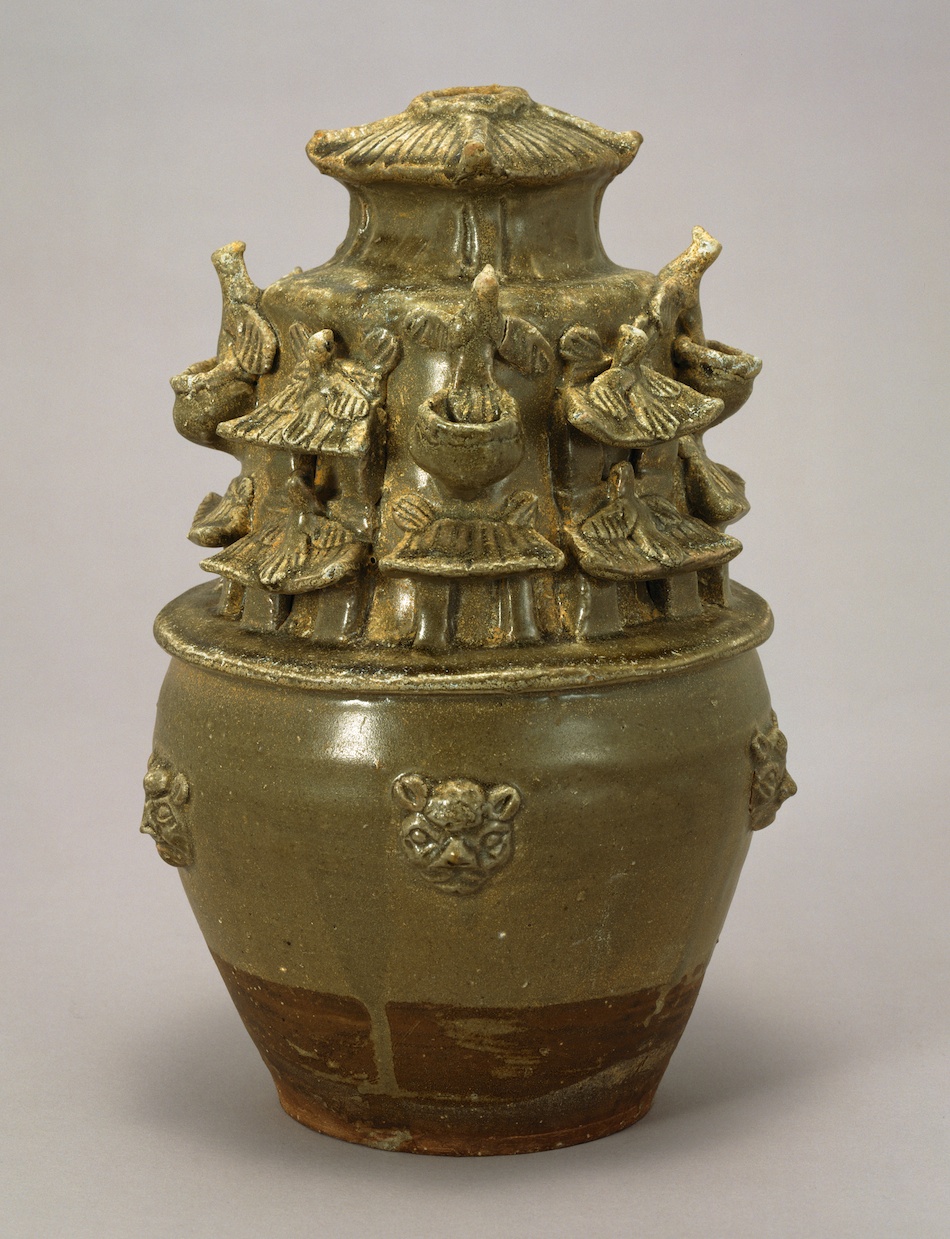 青磁神亭壺 | 越州窯 | 収蔵品詳細 | 作品を知る | 東京富士美術館