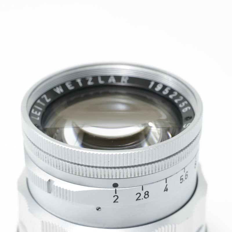 Leica ズミクロン 50mm F2 固定鏡胴 後期型 シルバー AB-ランク 中古