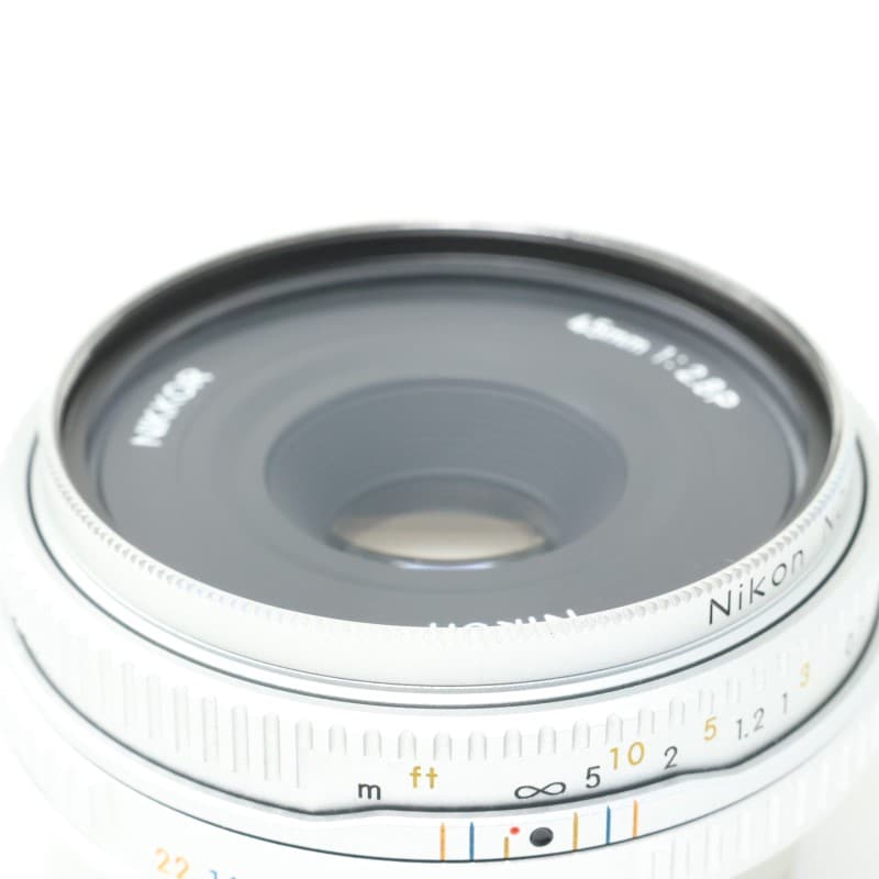 Nikon Ai Nikkor 45mm F2.8P シルバー AB-ランク 中古｜フジヤカメラ