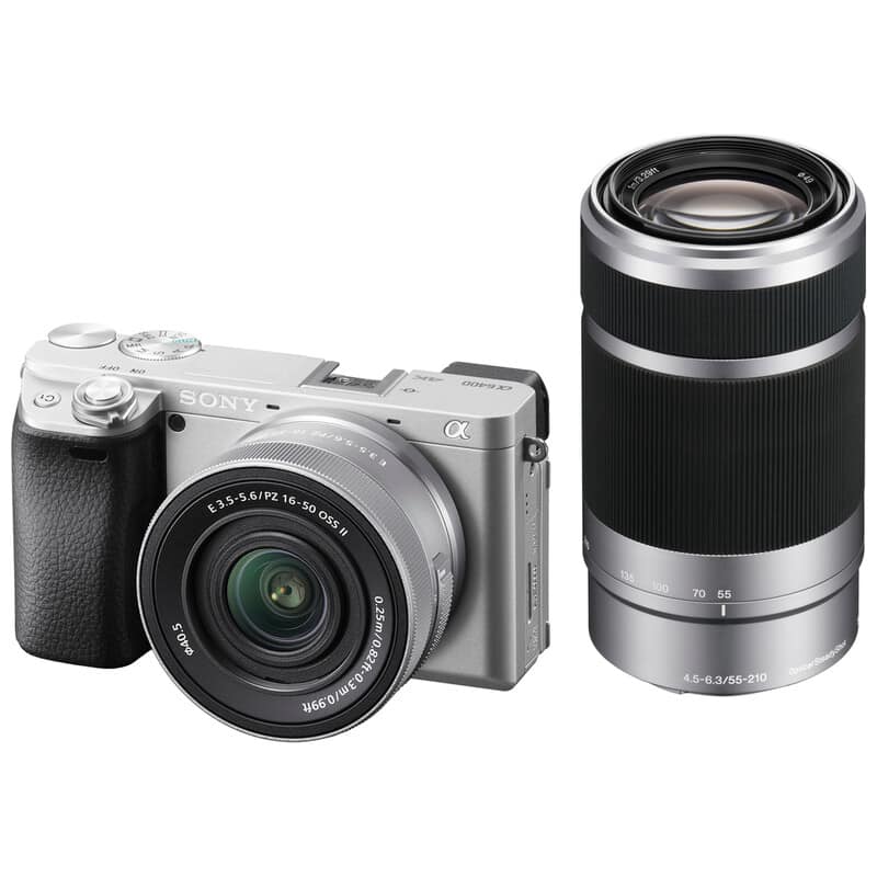 SONY α6400 ダブルズームレンズキット シルバー ILCE-6400X S 新品