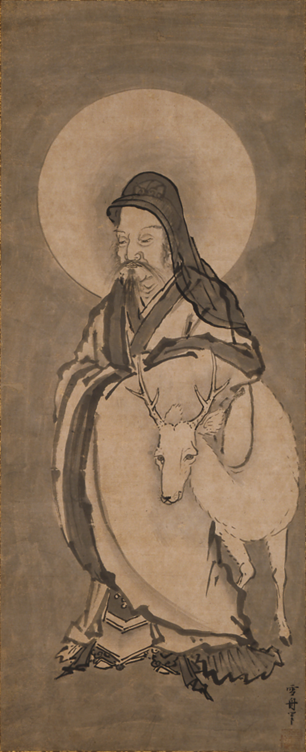 寿老図（重要美術品） | 福岡市美術館