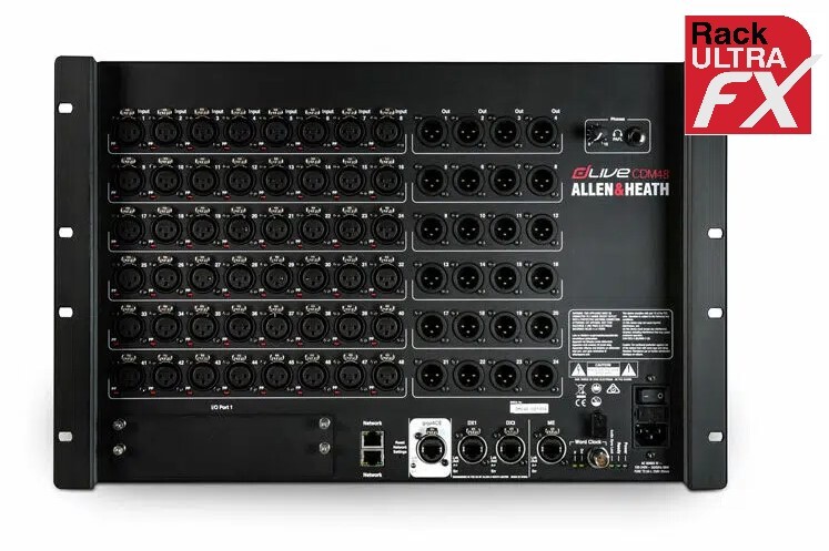 Allen & Heath dLive CDM48 with RackUltraFX C Class RackUltra FX