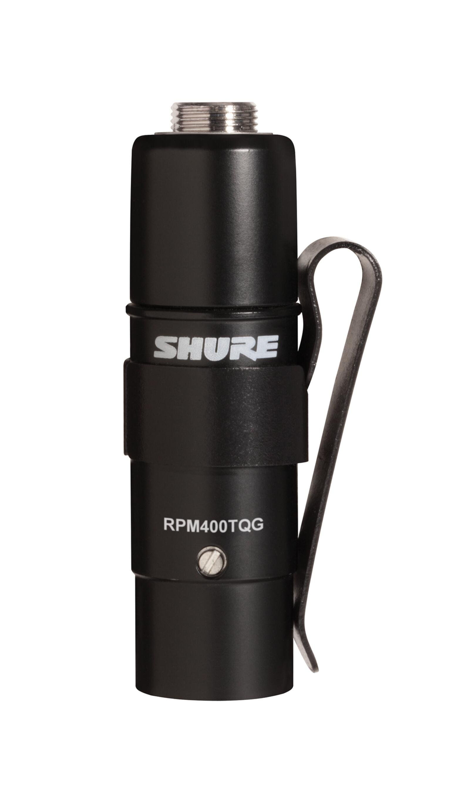 Shure RPM400 Wired XLR Preamplifier with Beltclip | Full Compass