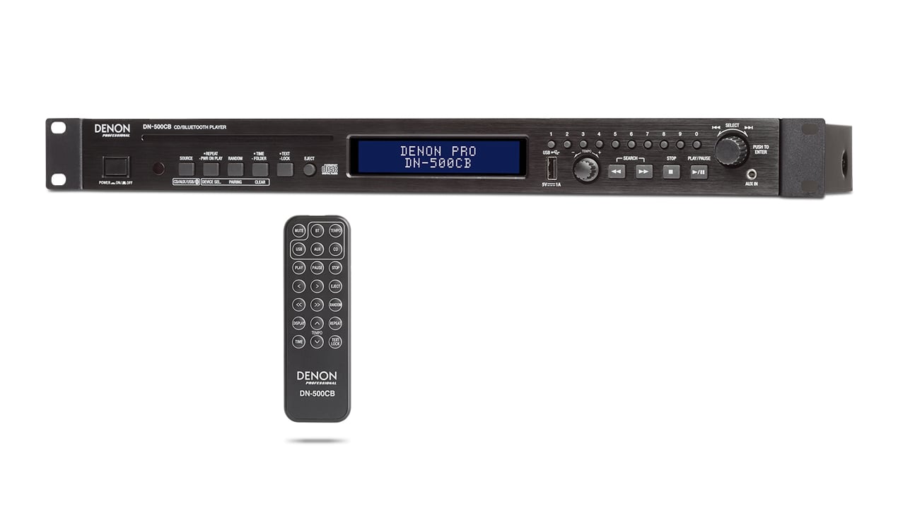 Denon Professional DN-500CB Audio Player - CD, USB, 1/8