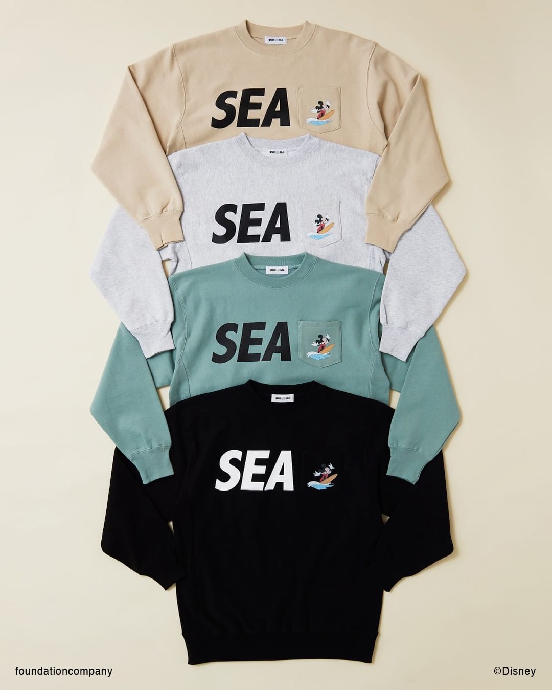 1/14 発売】WIND AND SEA “Disney Mickey&Friends Collection” (ウィン