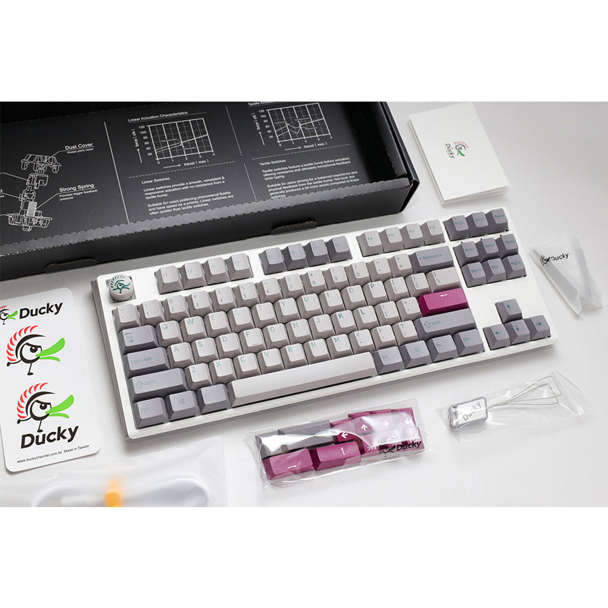 Ducky One 3 メカニカルキーボード US配列 テンキーレスサイズ Mist