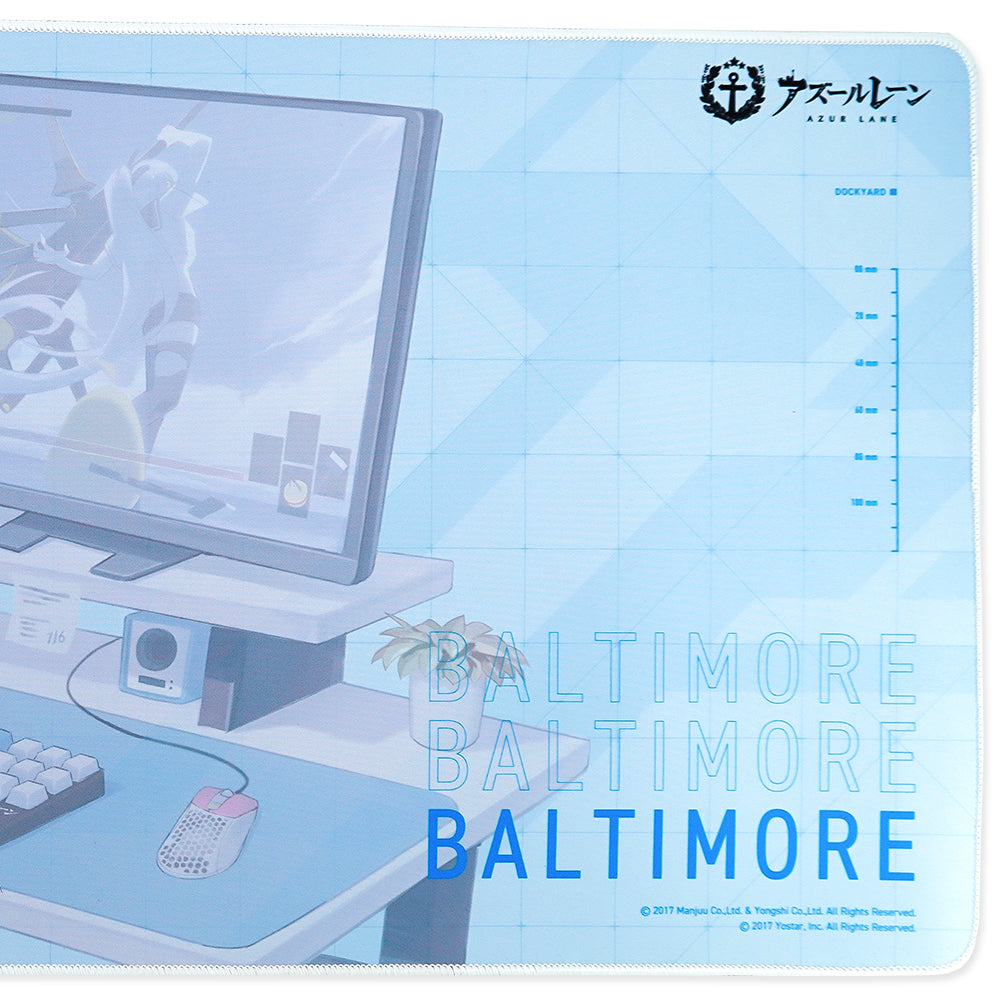 ふもコレ×アズールレーン マウスパッド ボルチモアモデル｜ふもコレ