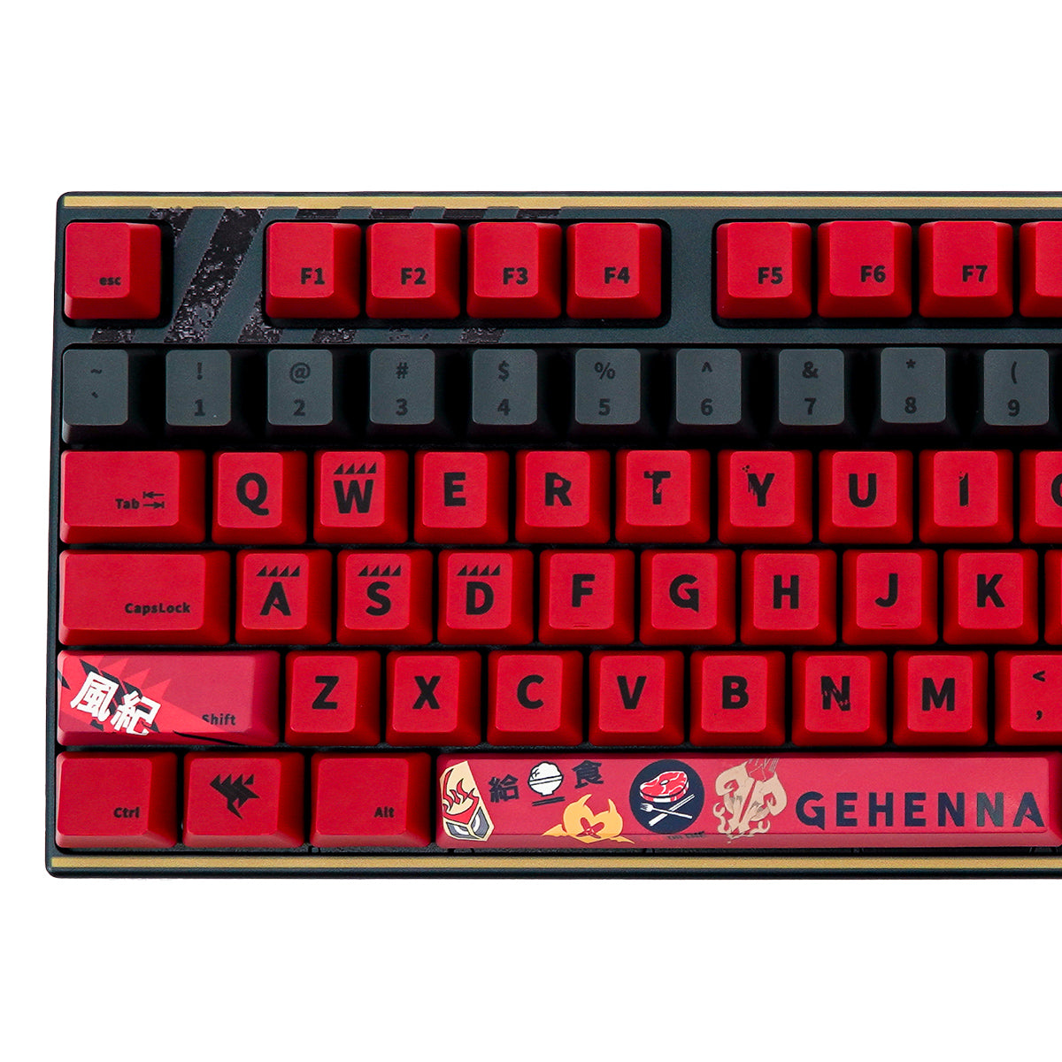 ふもコレ×ブルーアーカイブ キーボード ゲヘナ学園 英語配列｜ふもコレ