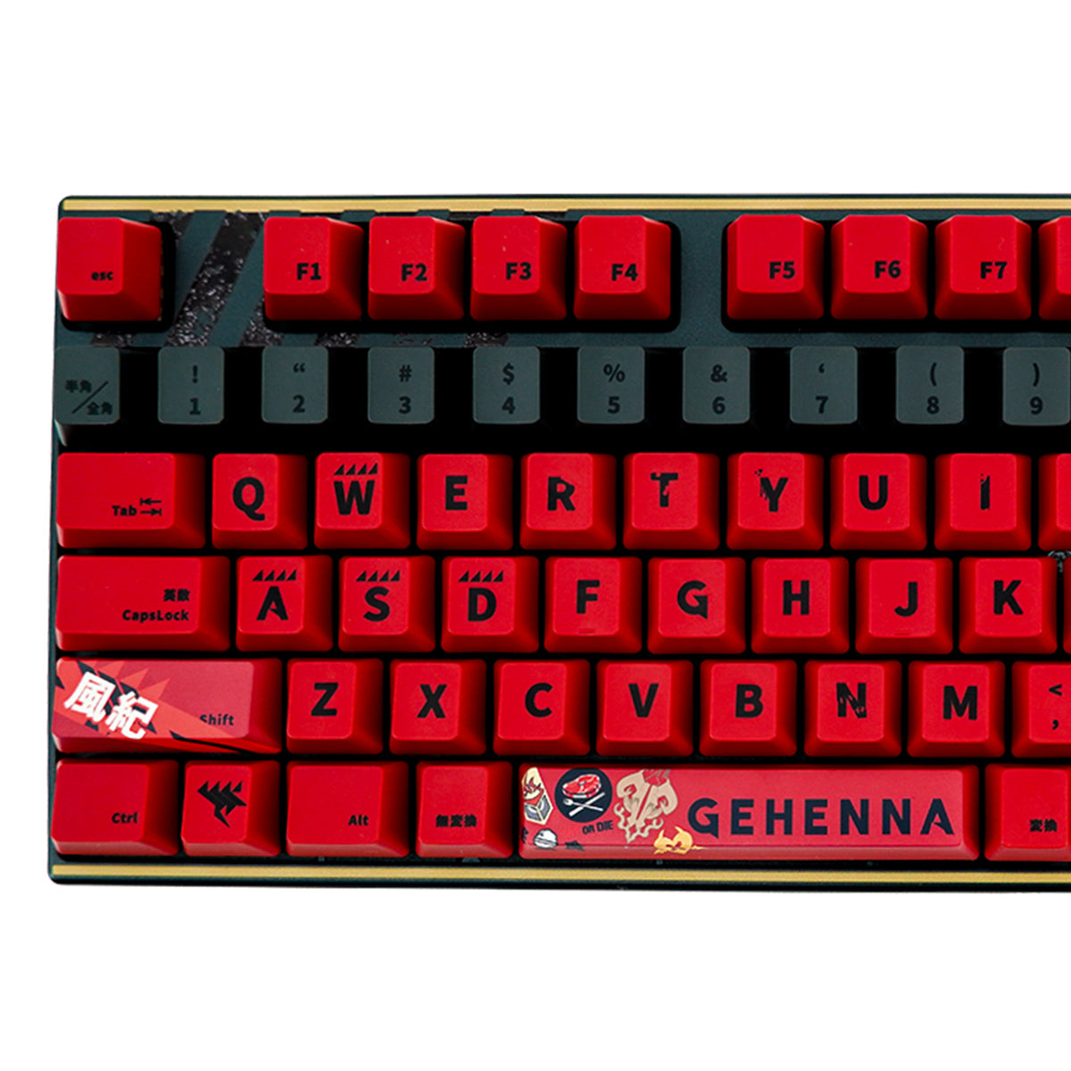 ふもコレ×ブルーアーカイブ キーボード ゲヘナ学園 日本語配列｜ふも