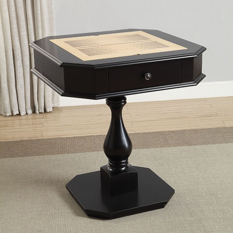 Bishop Game Table (Black) by Acme Furniture | FurniturePick